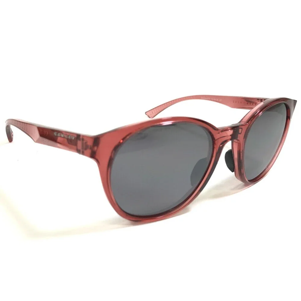 Oakley Sunglasses Spindrift OO9474-0752 Clear Berry Red Gray Polarized Lenses